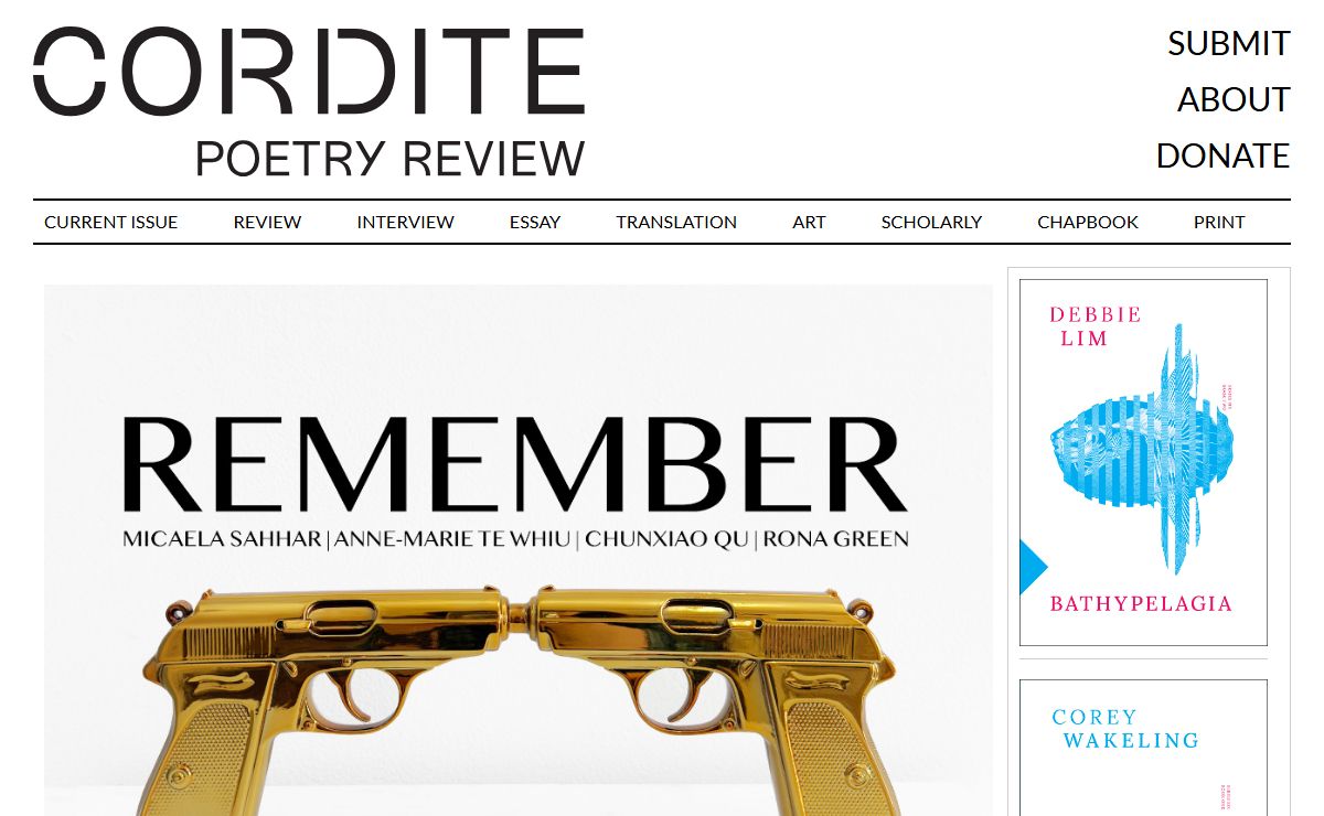 Cordite Poetry Review | Australian and International Poetry, its Criticism and Research