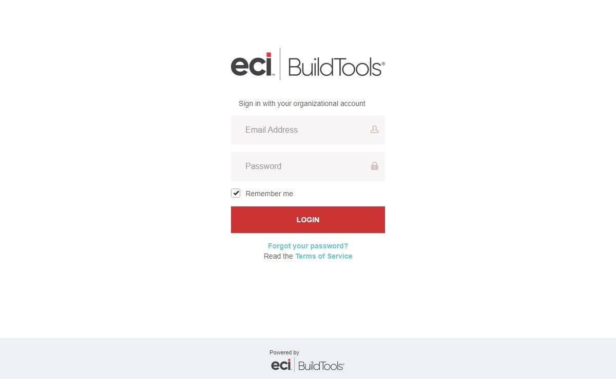 LOGIN - BUILDTOOLS