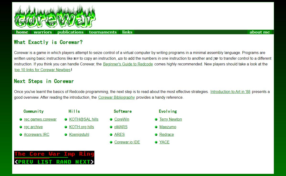 :: corewar :: programming with style