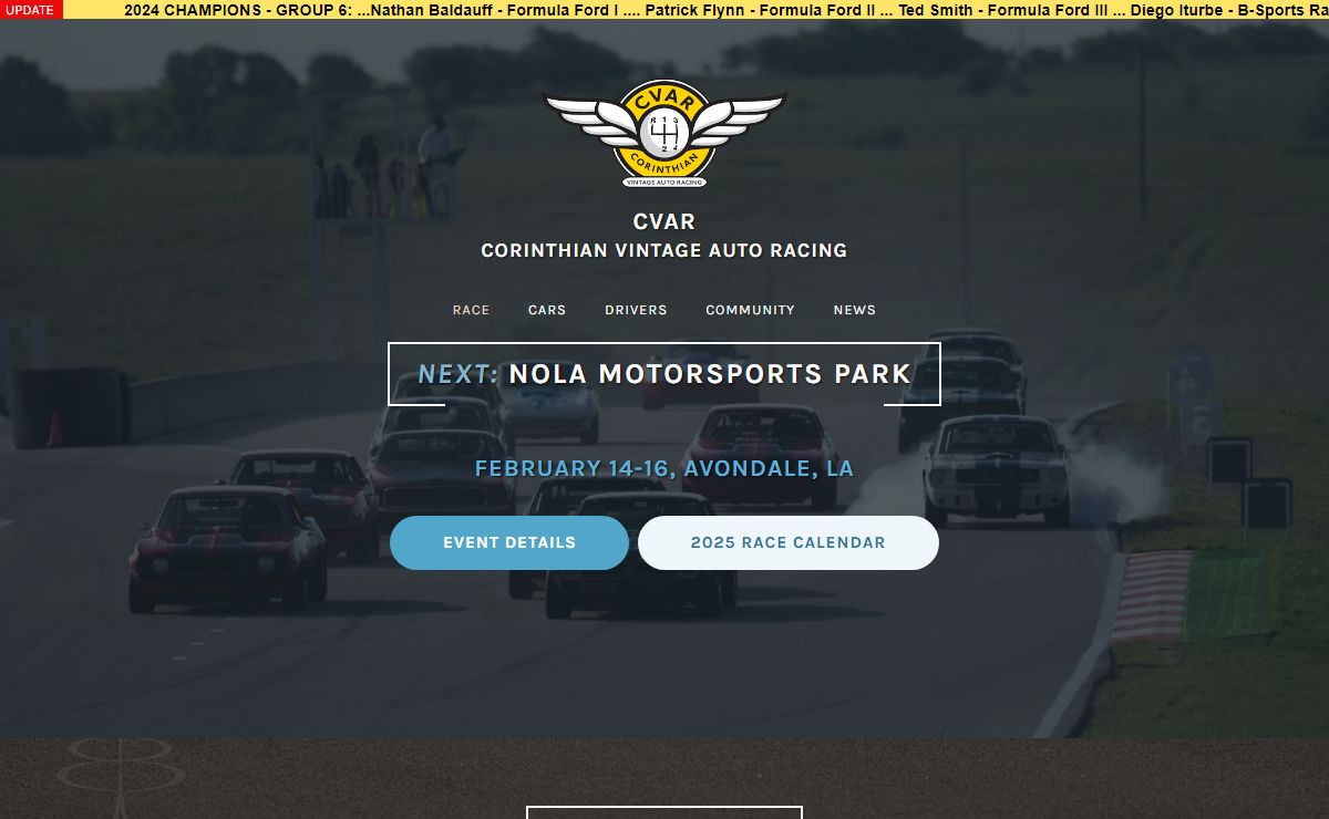 Corinthian Vintage Auto Racing - CVAR