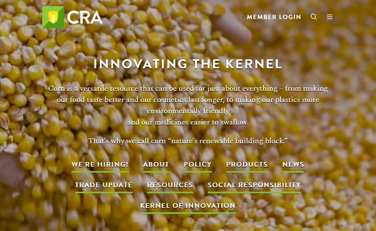 Corn Refiners Association – Innovating the Kernel