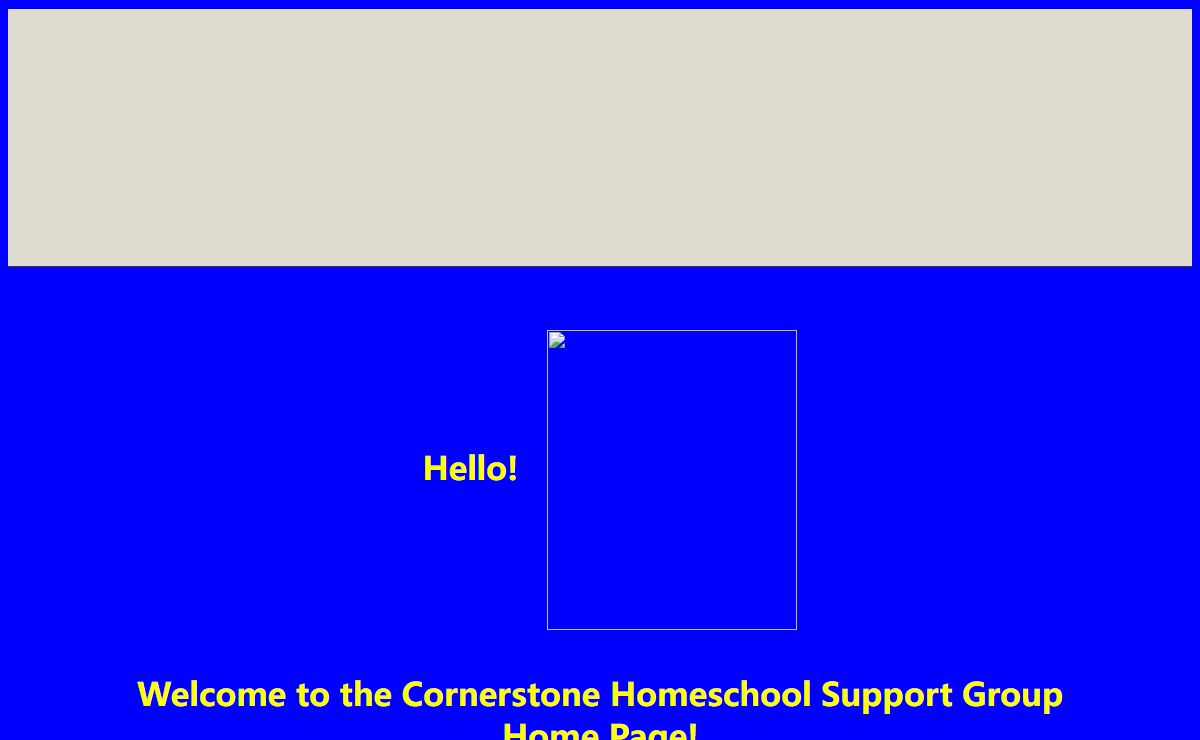 Cornerstone Homeschool Support Group