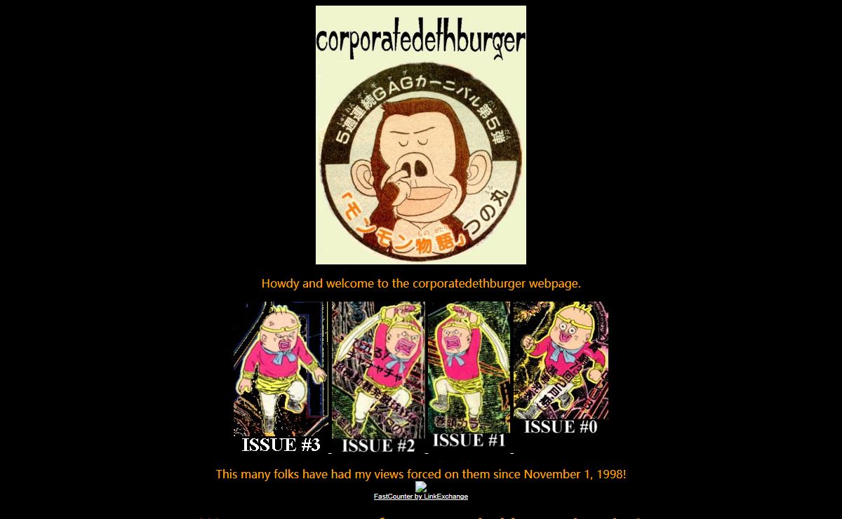 corporate deth burger Home Page