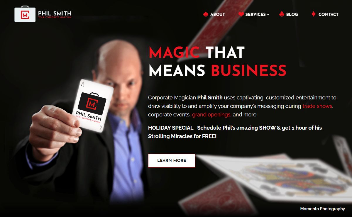 Corporate Magician - Home