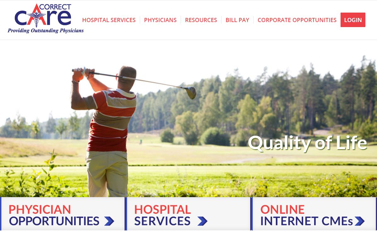Correct Care, Inc. – Providing Outstanding Physicians