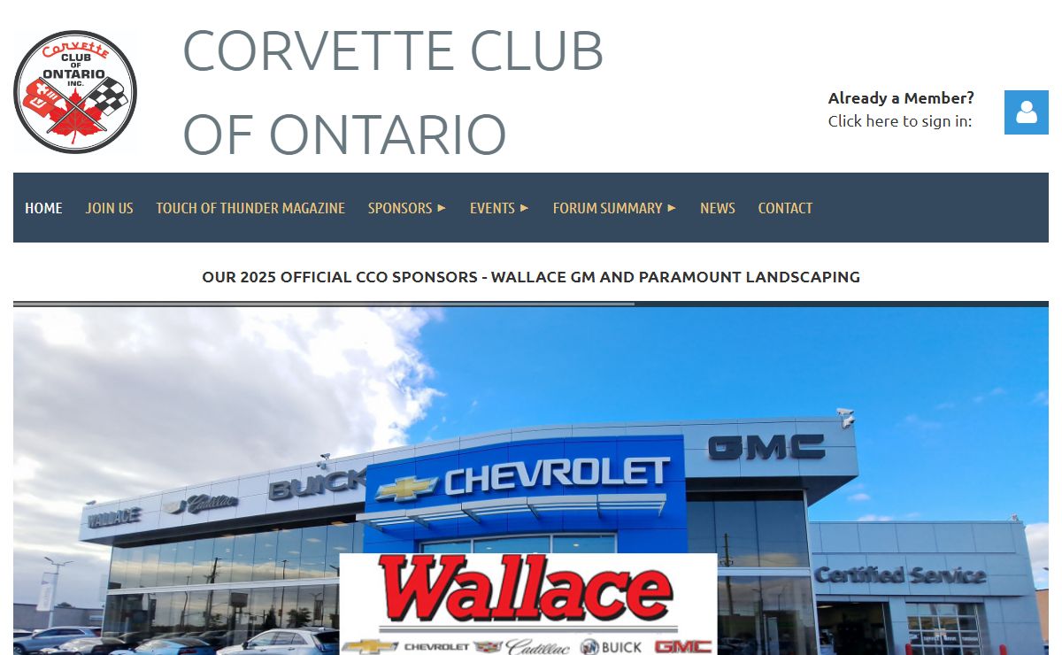 Corvette Club of Ontario - Home