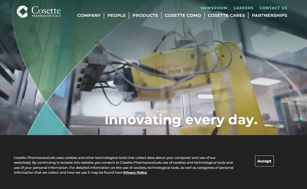 Cosette Pharma – Innovating Every Day