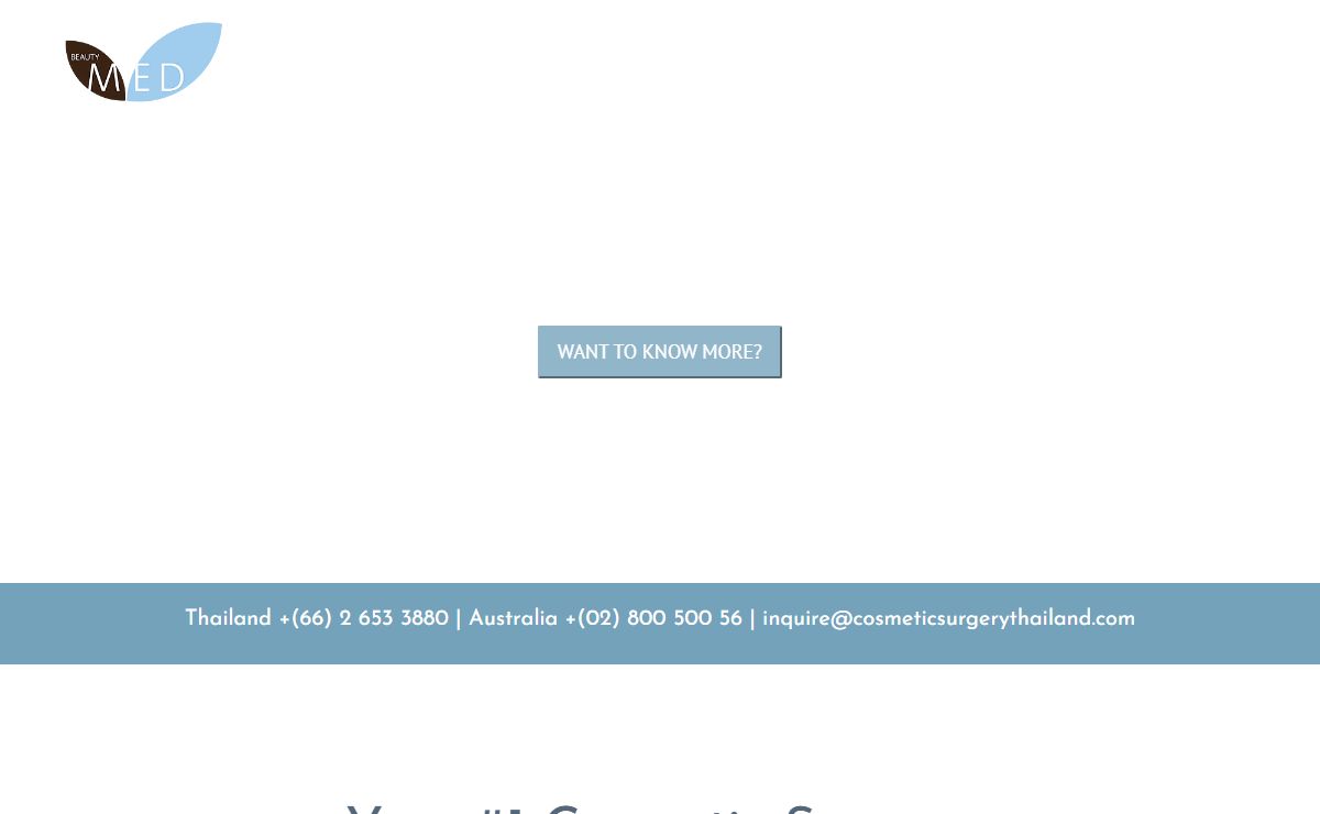 Cosmetic Surgery Thailand - Bangkok, Samui Clinic, Phuket and Pattaya