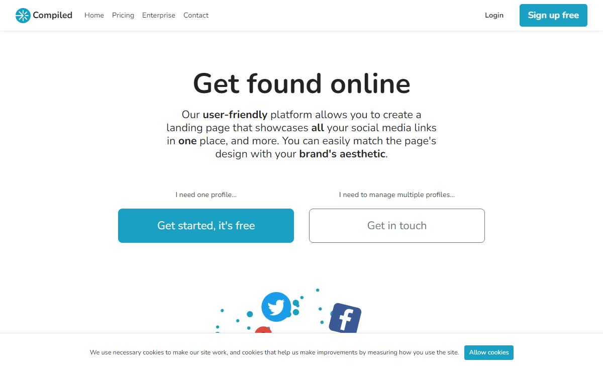Compiled: all your social media links in one place