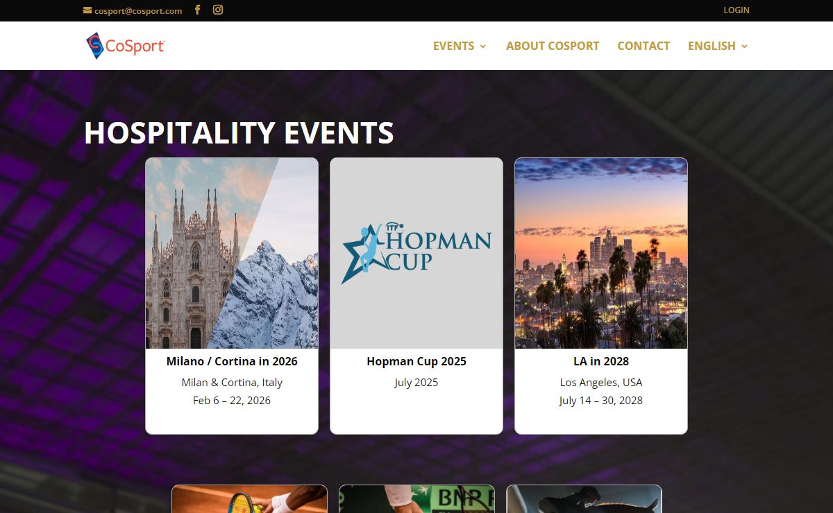 Home - CoSport - Hospitality