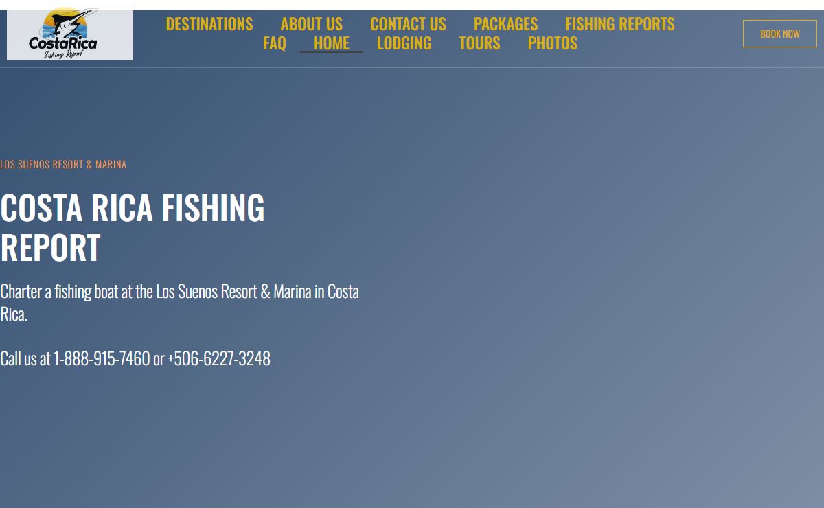 Costa Rica Fishing Report at Los Suenos Marina.
