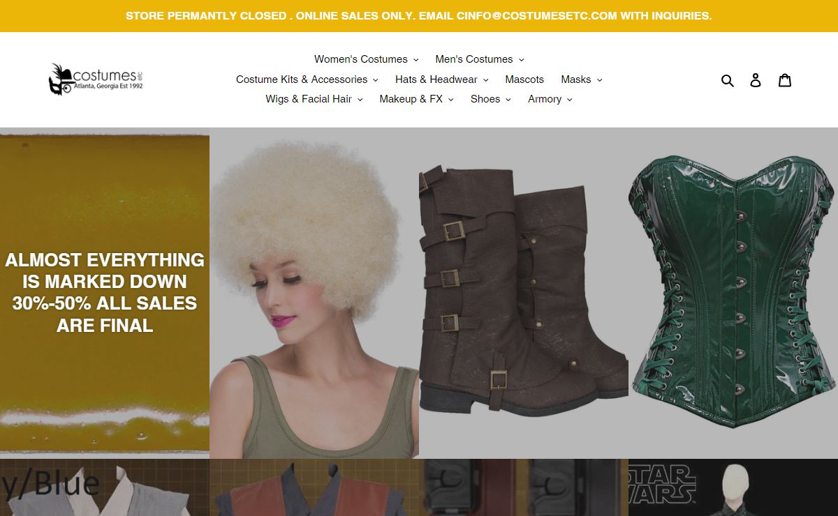 Welcome to Costumes, Etc. – Costumes, Etc...