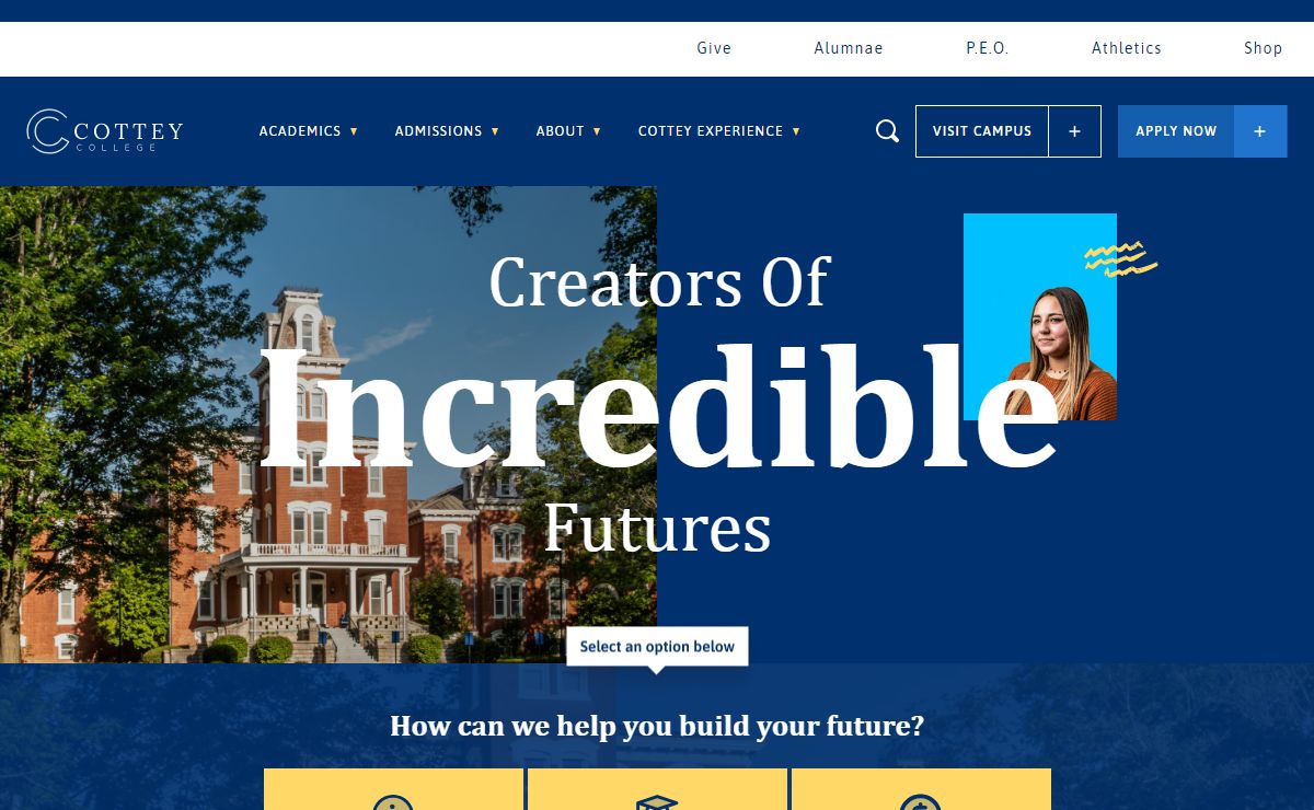 Home - Cottey College | Women’s College Education in Missouri