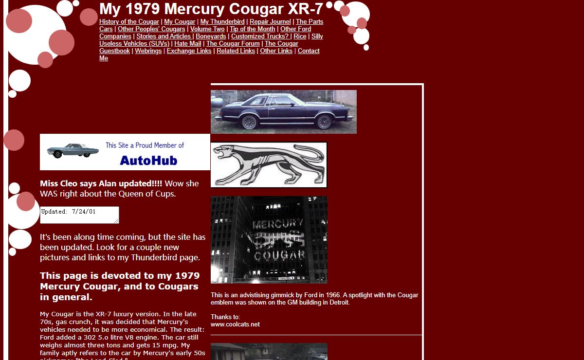 My 1979 Mercury Cougar XR-7
