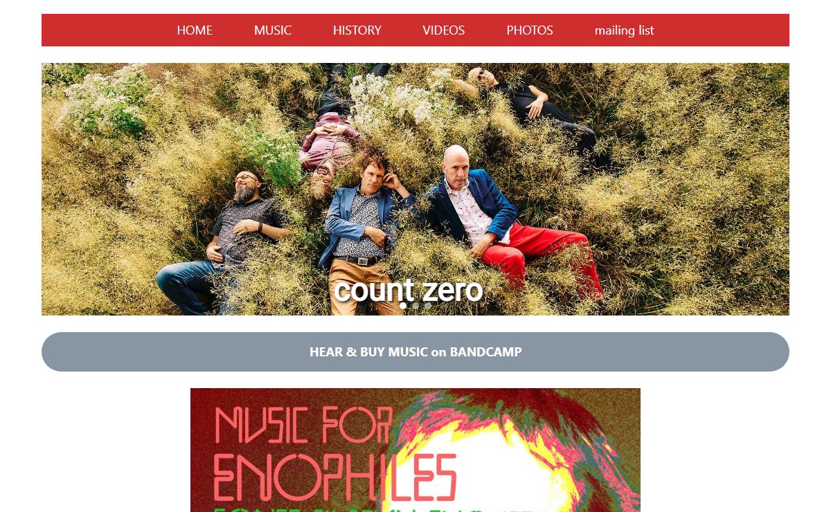 Count Zero – Innovative band from Boston area with roots in the band Think Tree