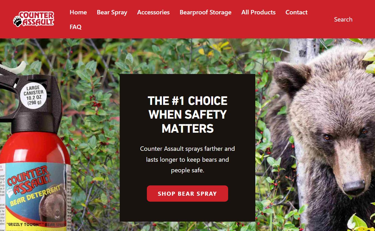 Counter Assault Bear Spray - Counter Assault