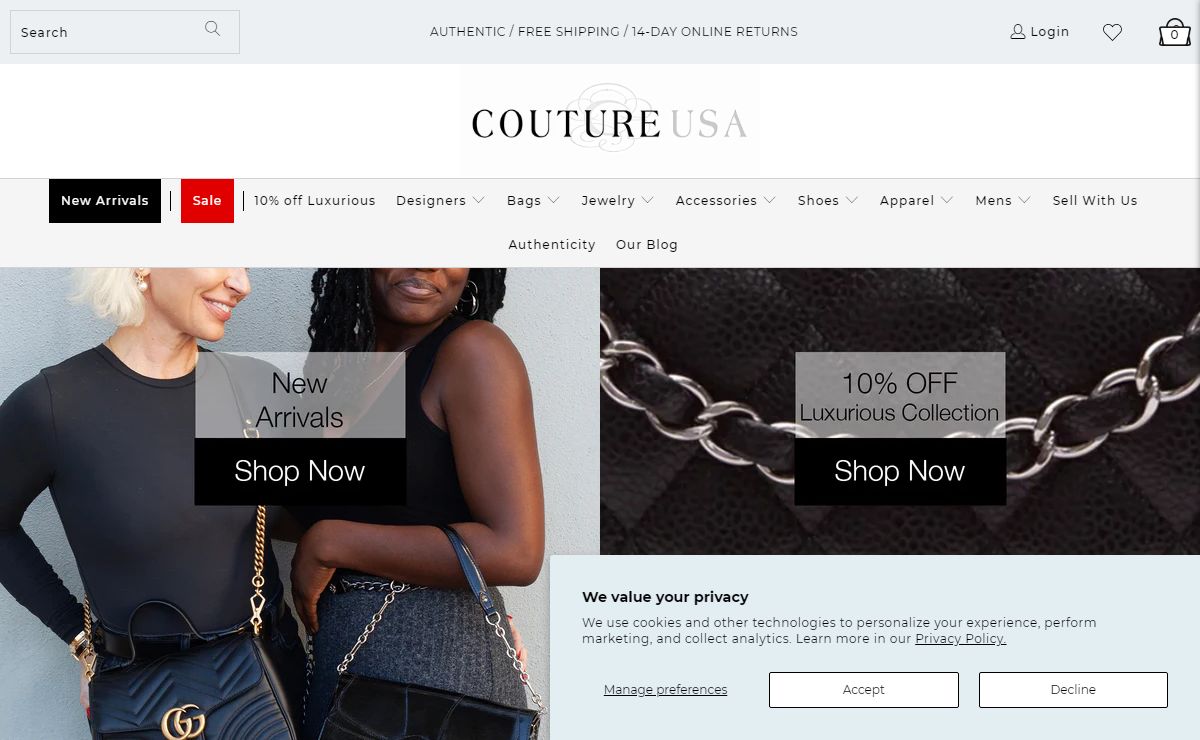 Couture USA - Pre-owned Luxury Designer Brands