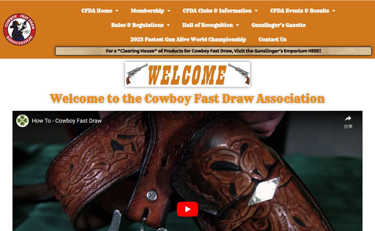 Home - Cowboy Fastdraw Association