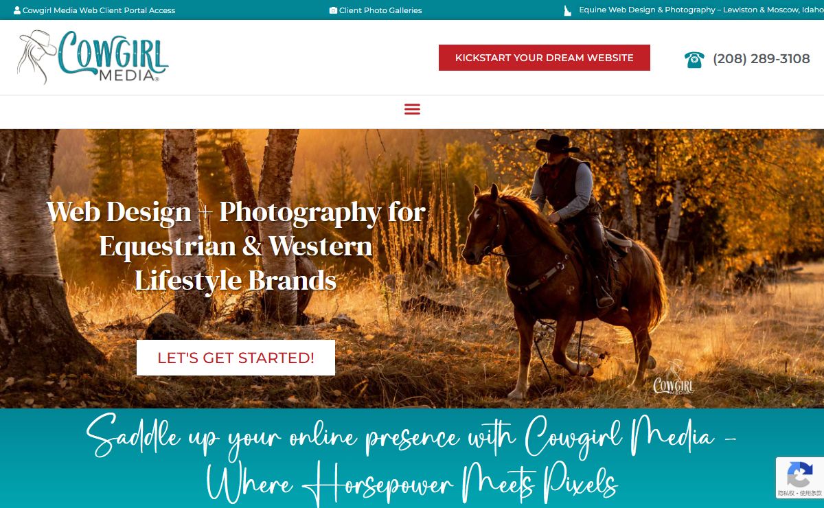 Equestrian Web Design | Equine Photography | Lewiston - Moscow, Idaho