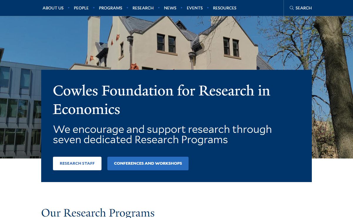 Cowles Foundation for Research in Economics