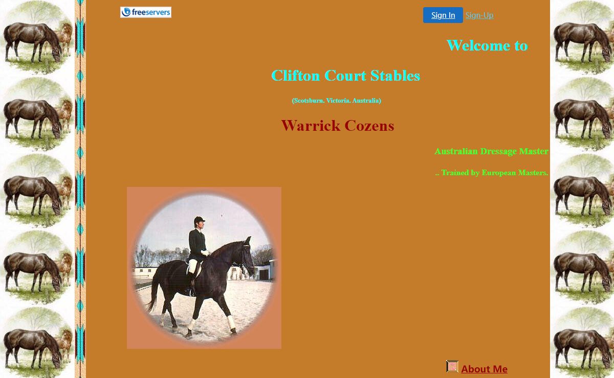 WARRICK COZENS, DRESSAGE, WARMBLOOD, LUCANO