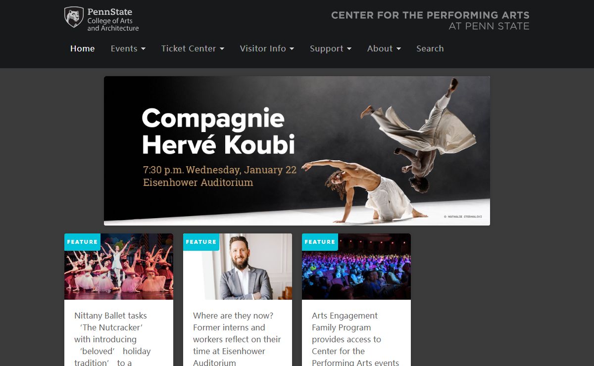 Home | Center for the Performing Arts at Penn State