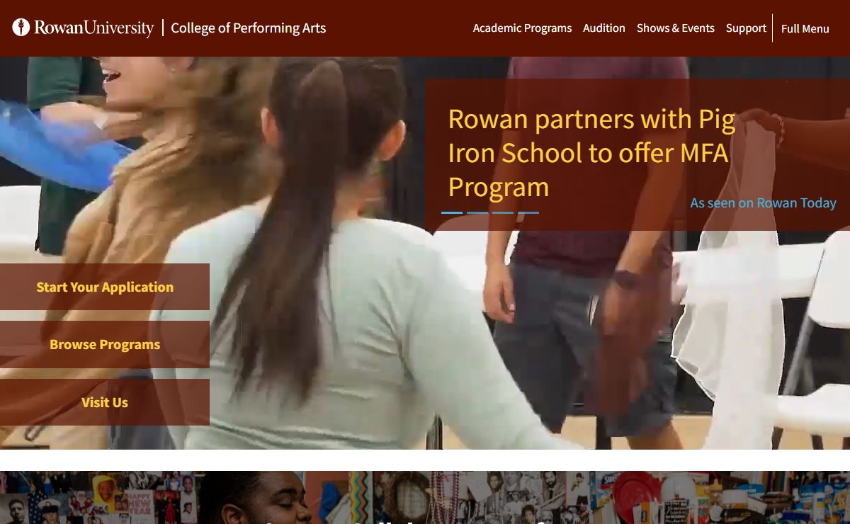 Performing Arts | College of Performing Arts | Rowan University