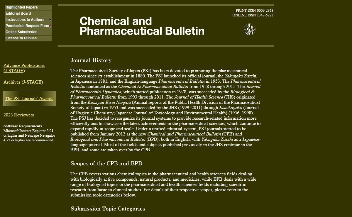 Chemical & Pharmaceutical Bulletin