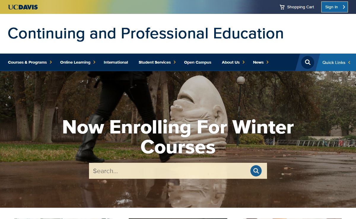 Home | UC Davis Continuing and Professional Education