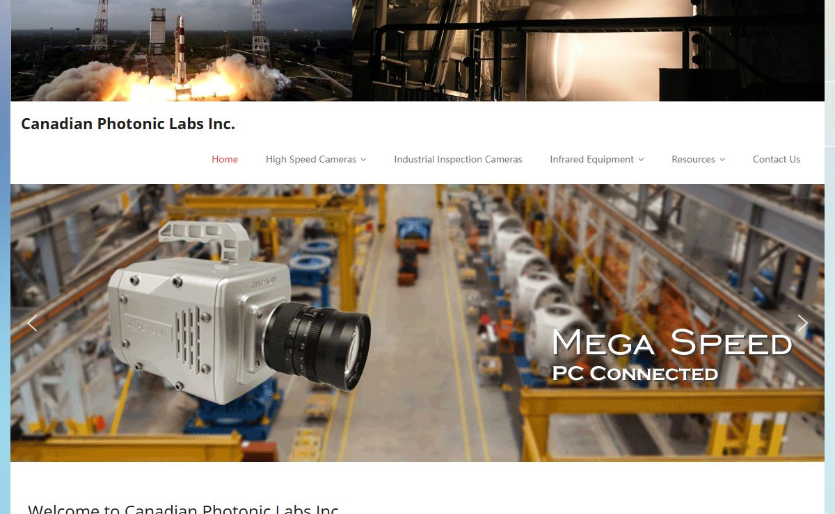 Canadian Photonic Labs Inc. – Designs and manufactures high speed / slow motion camera