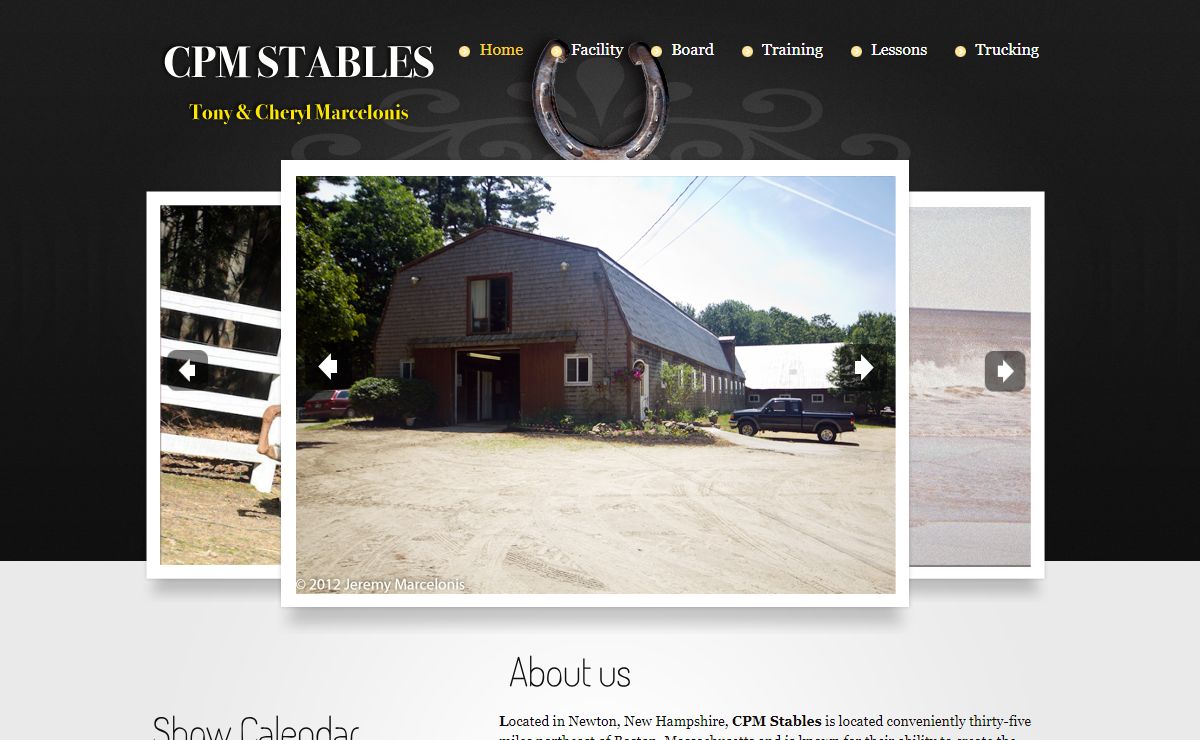 CPM Stables | Morgan & Saddlebred Horses | Newton, NH