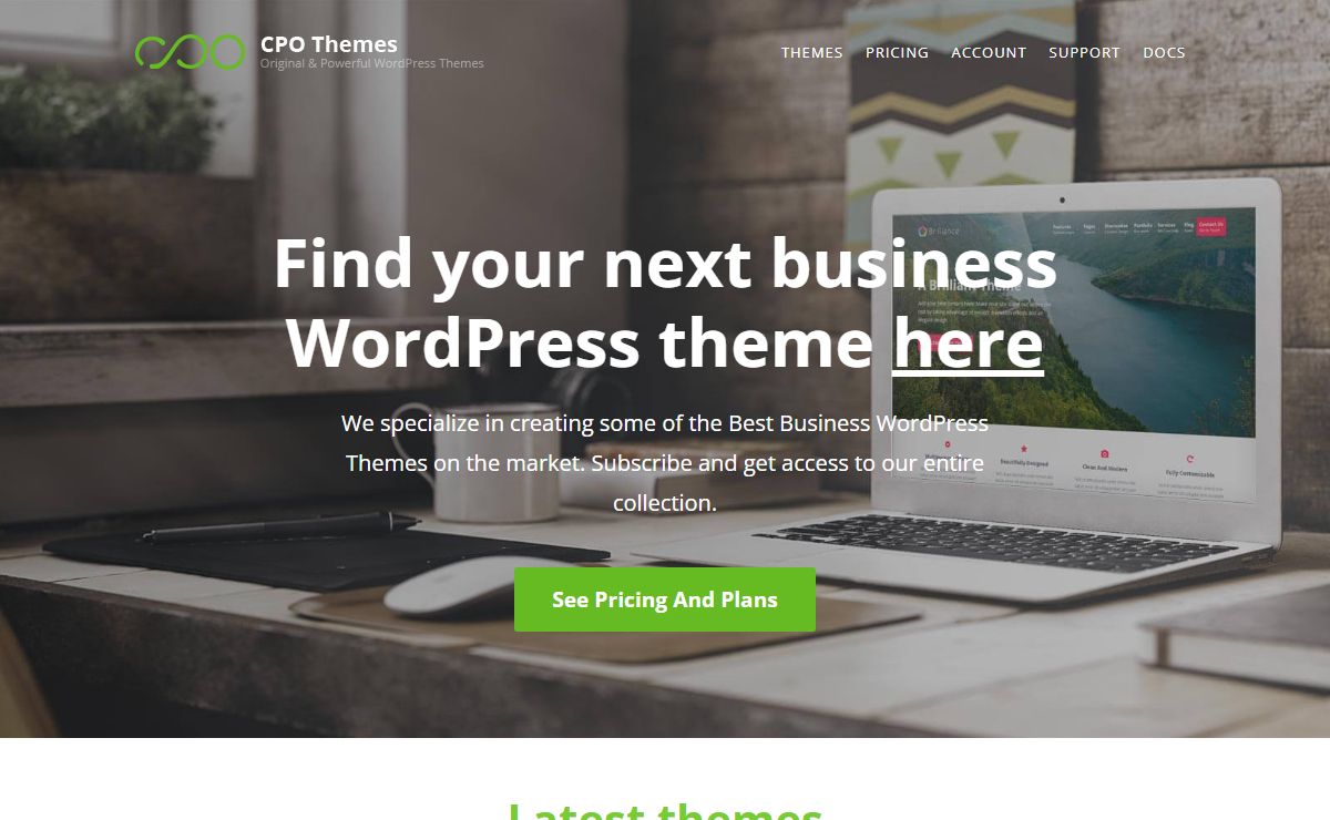 WordPress Themes for Business or Corporate by CPOThemes