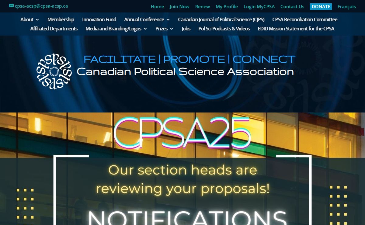 CPSA | Canadian Political Science Association