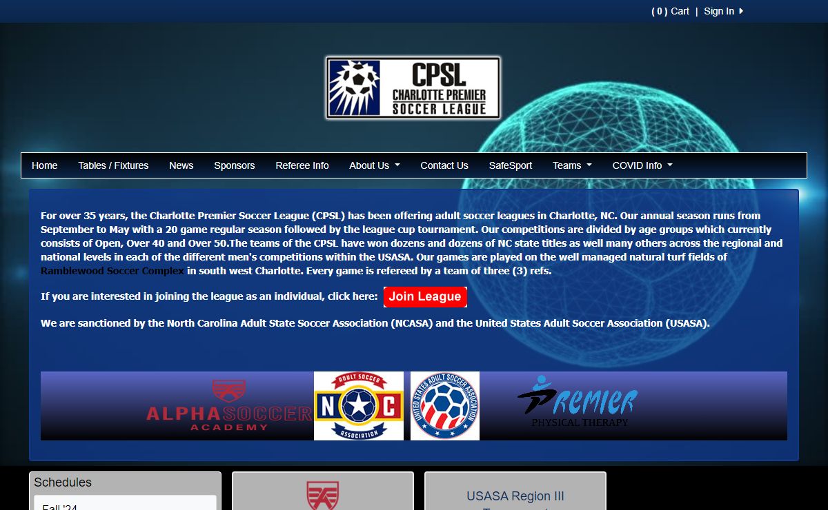 Charlotte Premier Soccer League