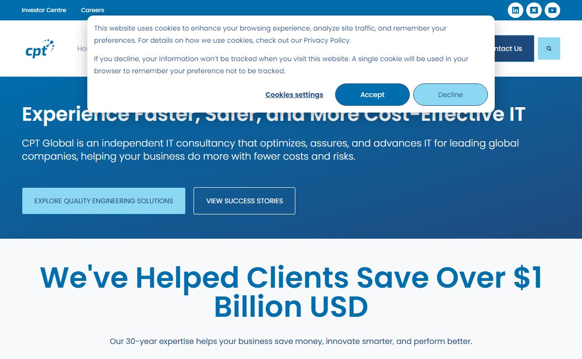 Solving Your Toughest IT Challenges | CPT Global