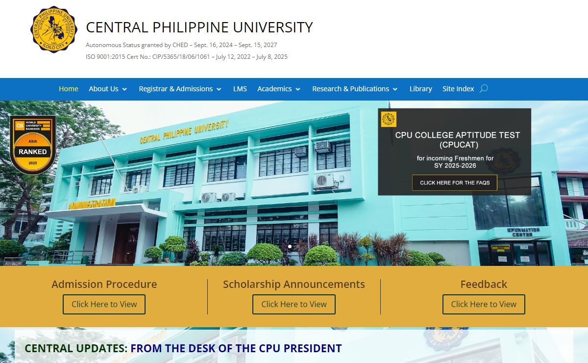 One of the top universities in the Philippines