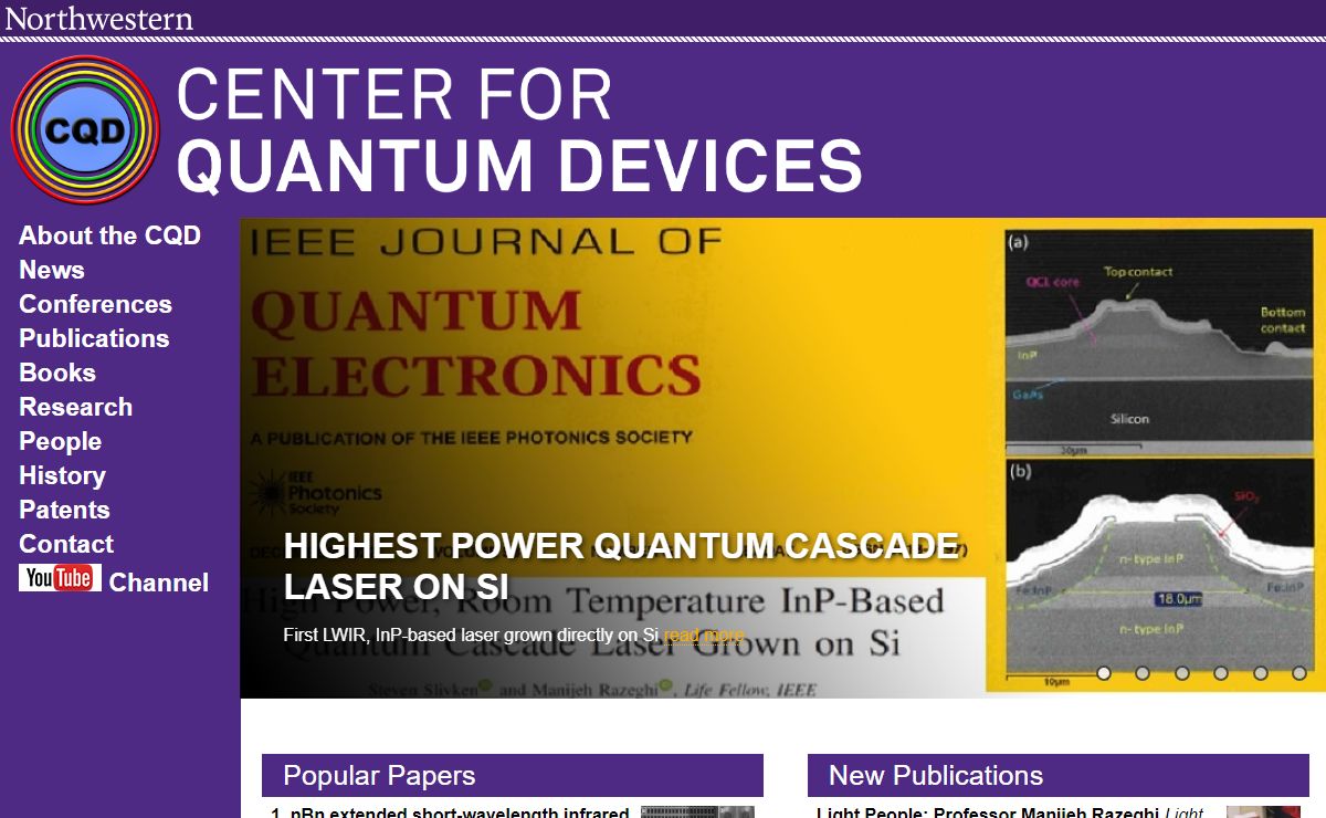 Center for Quantum Devices - Main Page