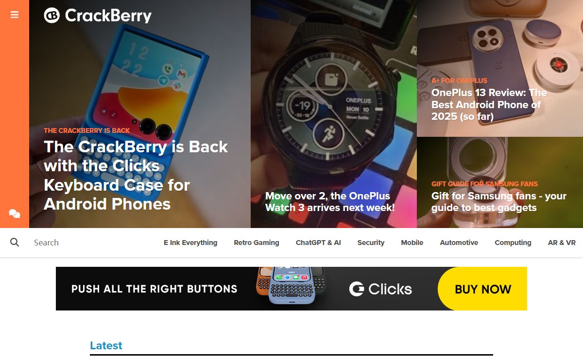 CrackBerry | The #1 Site for Tech Users (and Abusers!)
