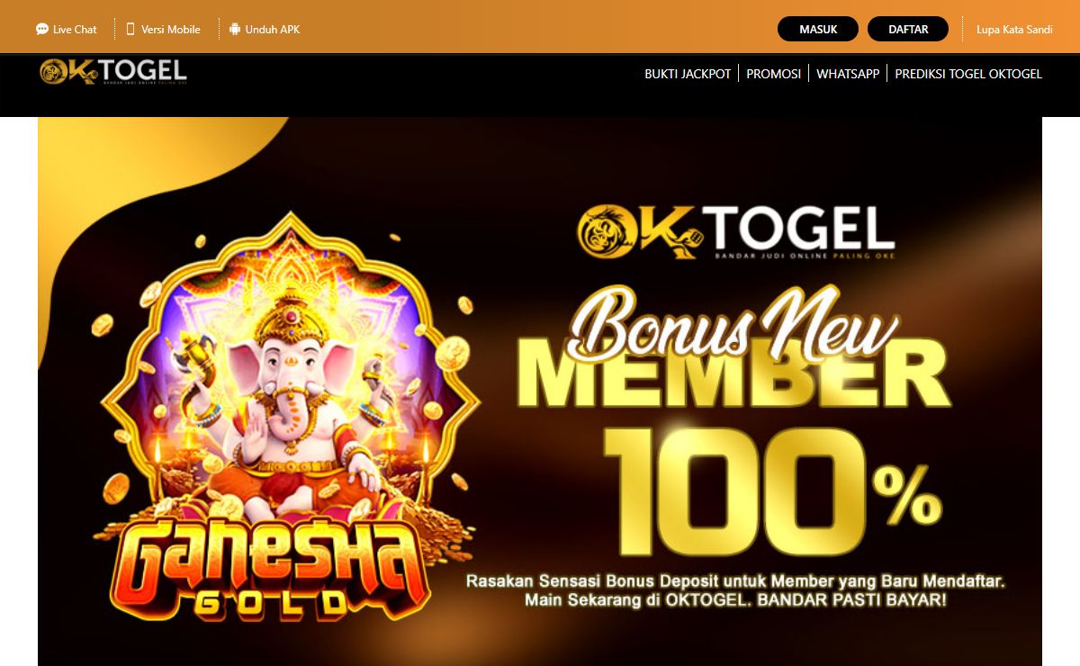 OKTOGEL | Main Togel Gaya Baru, Hadiah Gede Tiap Hari