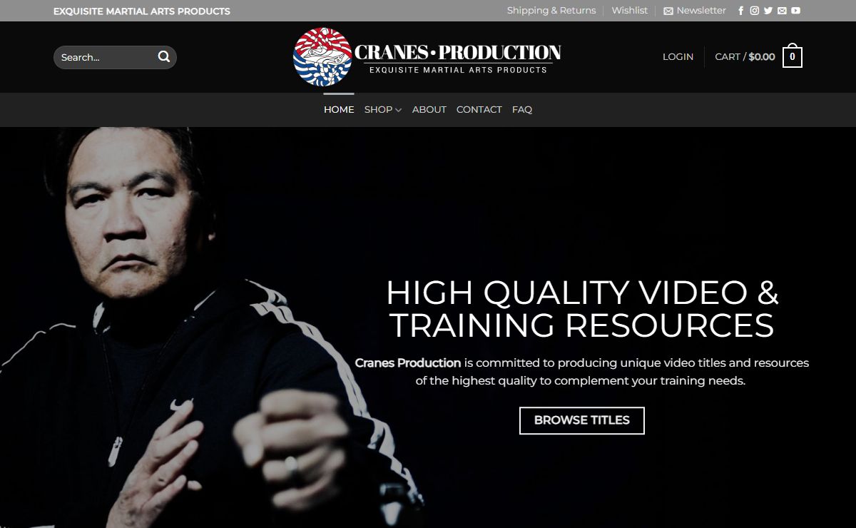 Cranes Production – Exquisite Martial Arts Products