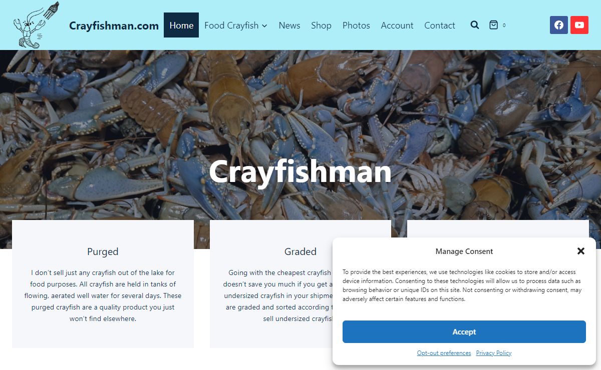 Crayfishman.com