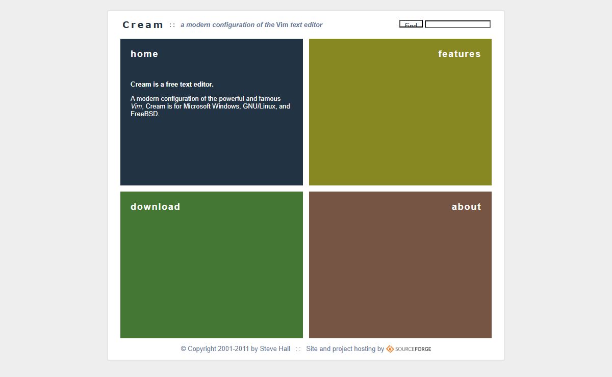 Cream :: a modern configuration of the Vim text editor
