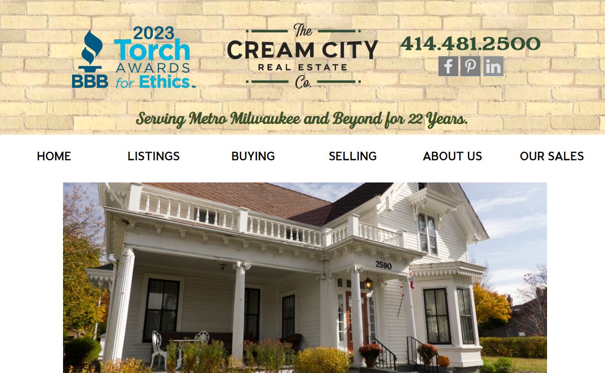The Cream City Real Estate Company, Milwaukee, WI. Joan Sliker Broker