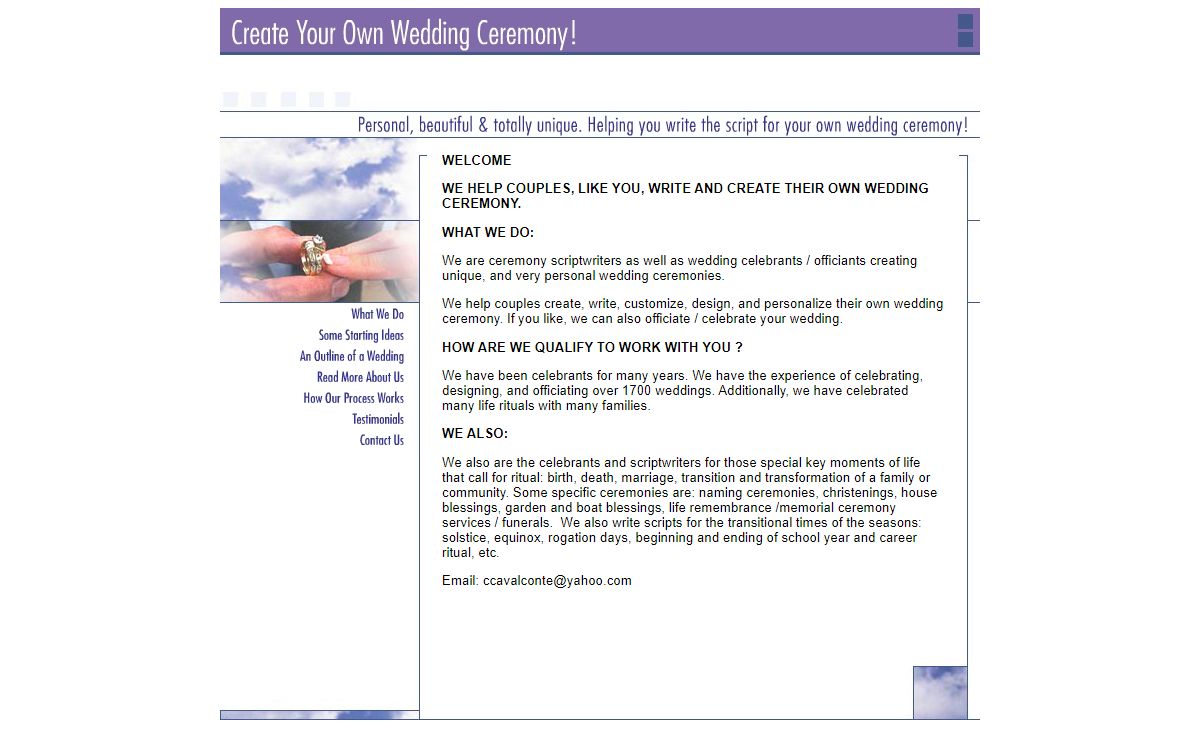 Create Your Own Wedding Ceremony