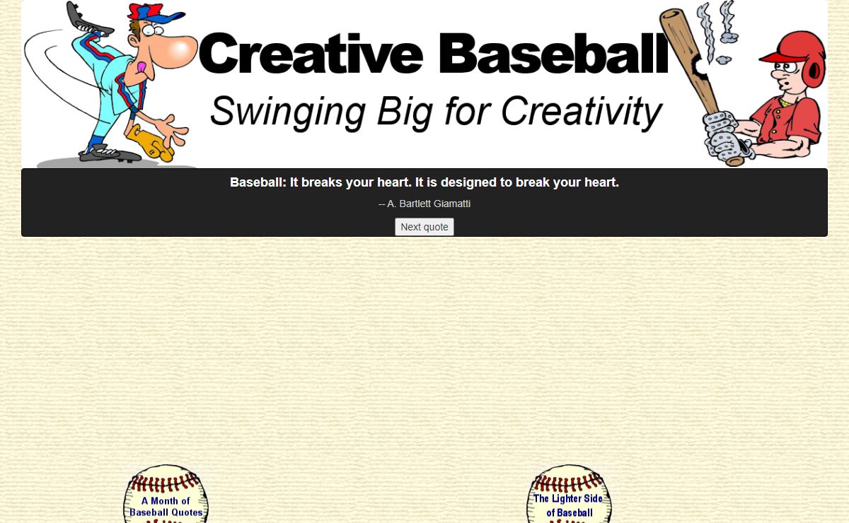 Creative Baseball