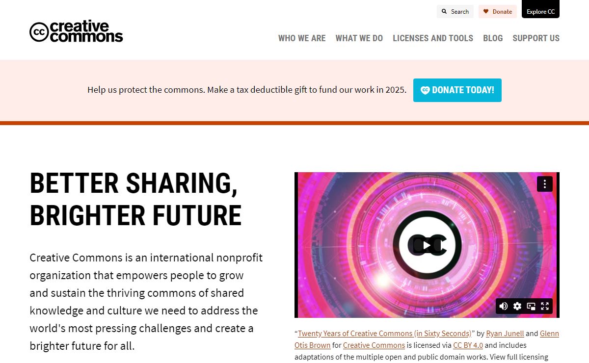 Homepage - Creative Commons