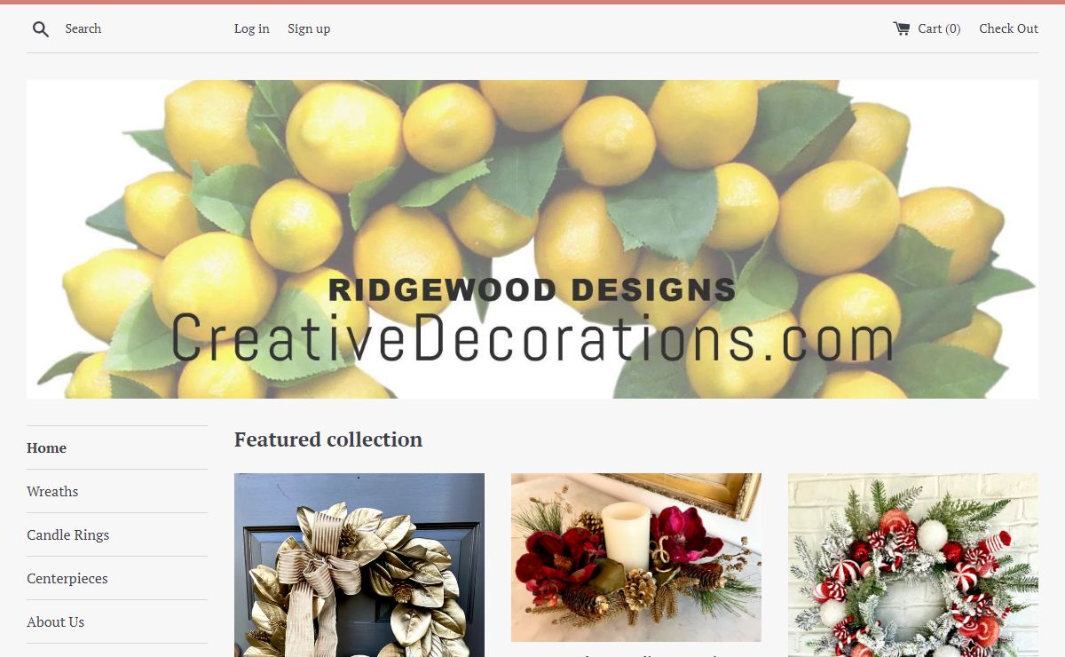 Ridgewood Designs creativedecorations.com