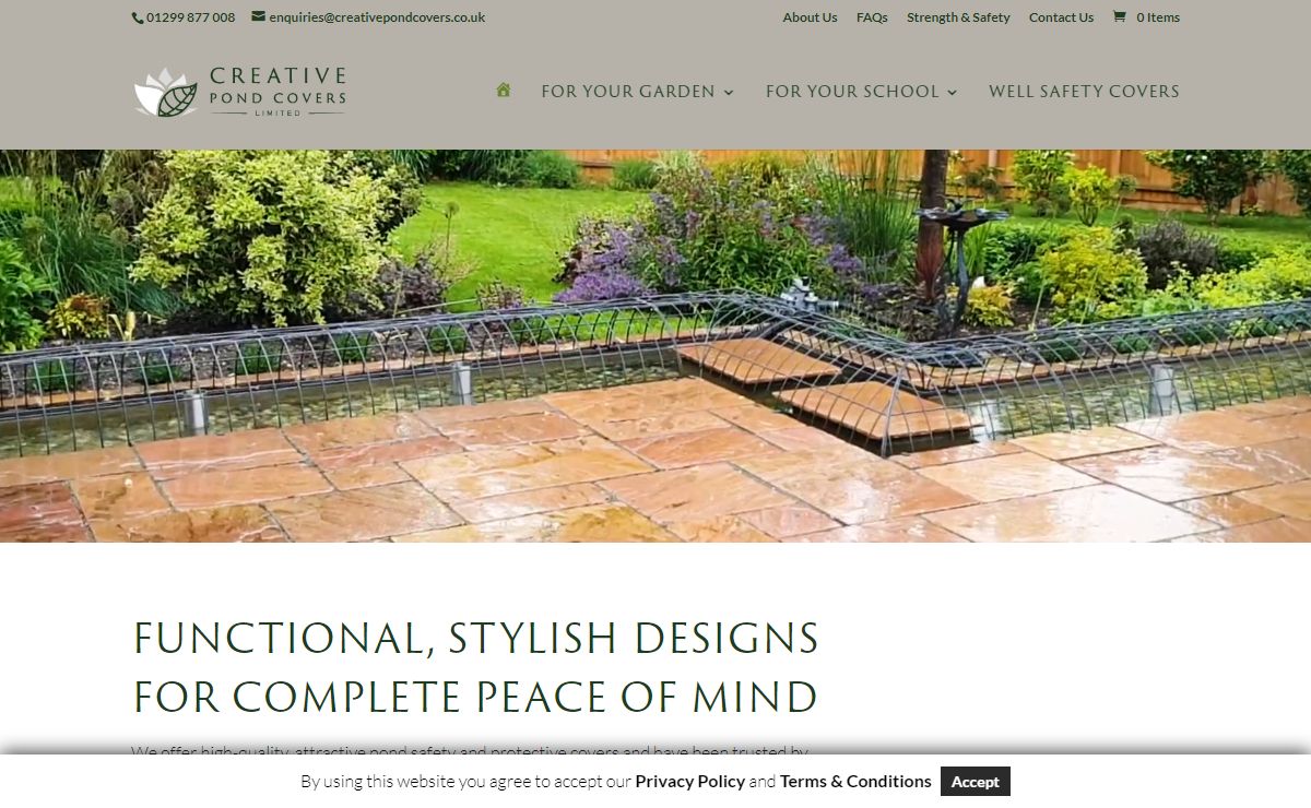 Pond Safety Covers | Home | Creative Pond Covers