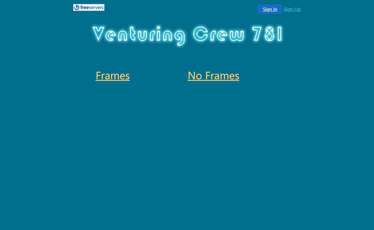 Venturing Crew 781