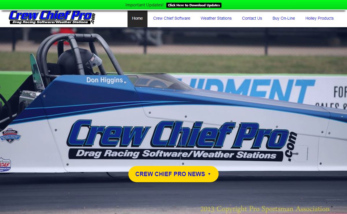 Crew Chief Pro Drag Racing Software and Professional Weather Stations – Crew Chief Pro Drag Racing Software, Professional Weather Stations